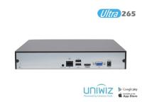 Uniwiz Nvr-116E2 16 Kanal Network Video 8Mp Nvr Metal Kayıt Cihazı  Ultra 265/H.265/H.264 Video Formatlarını Destekler
